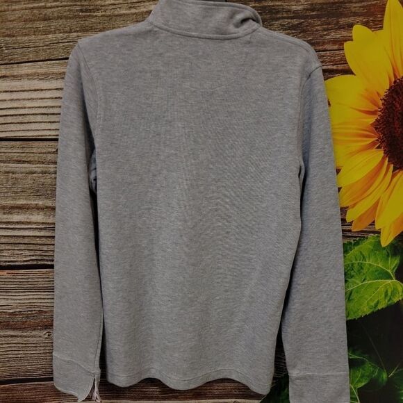 Orvis Women's Long Sleeve Pullover Shirt Size Large, gray Pre-owned - Picture 2 of 7